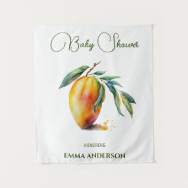 Tapete De Parede Manga Tropical | Chás de Bebê