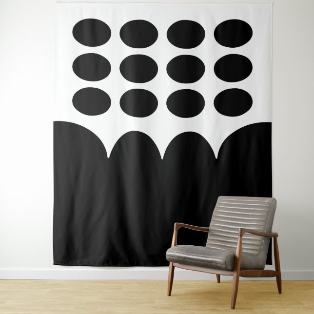 Tapete De Parede "Manhã" Abstrato mínimo preto e branco (In Situ)