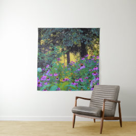 Tapete De Parede Manhã Preguiçosa, nascer do Sol em Meu Jardim Rubi