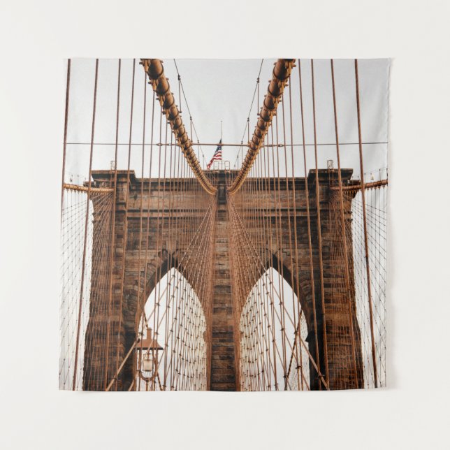 TAPETE DE PAREDE MANHATTAN BRIDGE NEW YORK (Frente)