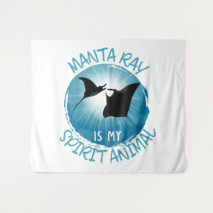 Tapete De Parede Manta Ray É Meu Animal Espirituoso