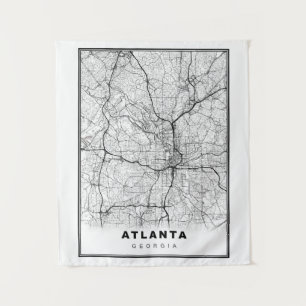 Tapete De Parede Mapa Atlanta