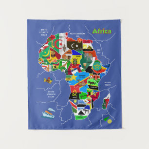 Tapete De Parede Mapa da África