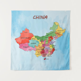 Tapete De Parede Mapa da China