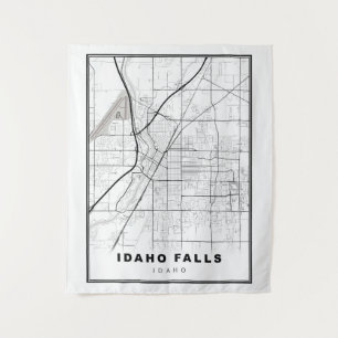 Tapete De Parede Mapa de falhas do Idaho
