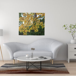 Tapete De Parede Mapeamento Amarelo Japonês Deixa Foto