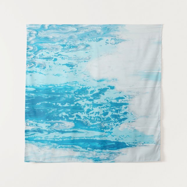 Tapete De Parede Mar azul (Frente)