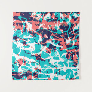 Tapete De Parede Marbled paper art background, with bright and pret