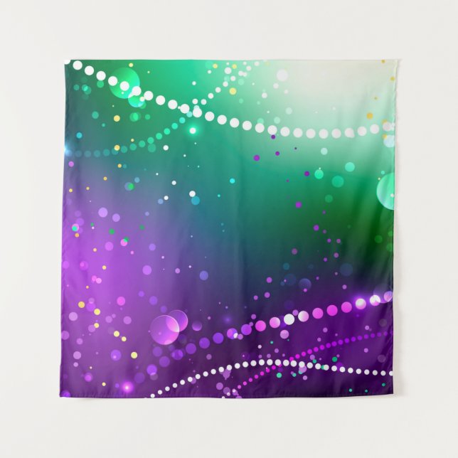 Tapete De Parede Mardi Gras Festivo Purple Background (Frente (Horizontal))