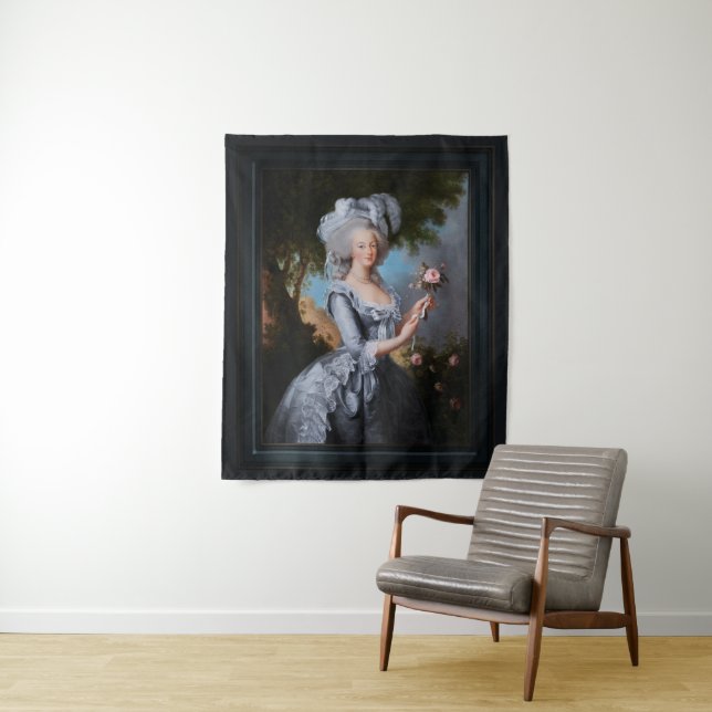 Tapete De Parede Marie Antoinette Com Rosa (In Situ)