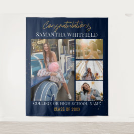 Tapete De Parede Marinho de Graduação 2025 Fotos Fundo Azul