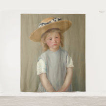 Mary Cassatt - Criança com chapéu de palha