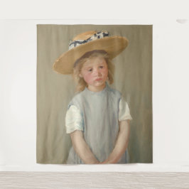 Tapete De Parede Mary Cassatt - Criança num Chapéu de Palha