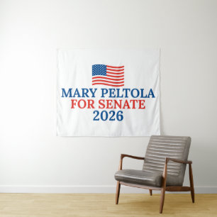 Tapete De Parede Mary Peltola para Senado Eleição 2026 Alasca