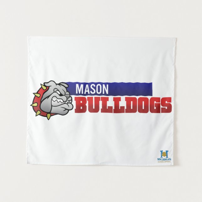 Tapete De Parede Mason Bulldog #3 (Frente (Horizontal))