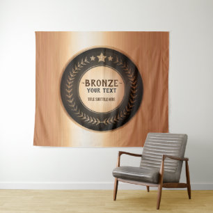 Tapete De Parede MEDALHA Bronze Campeão IMPRESSÃO PERSONALIZADA DIY