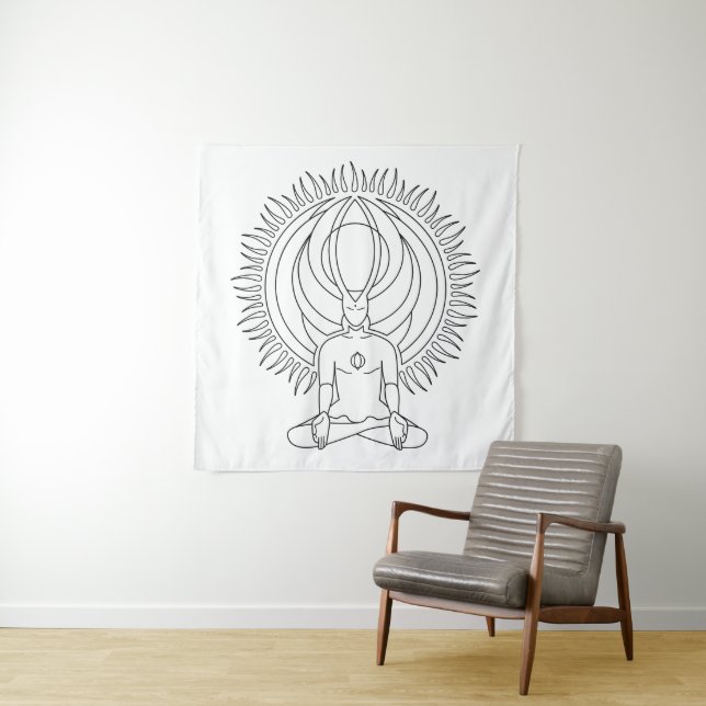 Tapete De Parede Meditação. (In Situ)