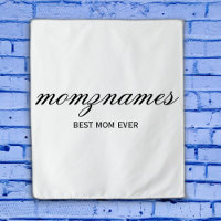 Melhor Mãe Personalizada Nome De Caligrafia