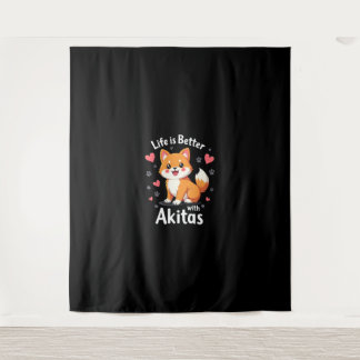 Tapete De Parede Melhor vida com Akita Tank Top
