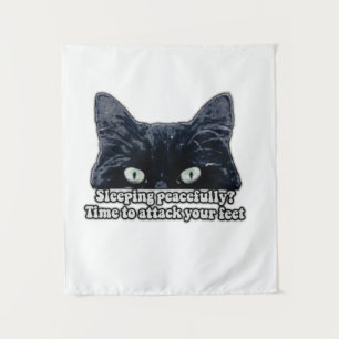 Tapete De Parede Meme engraçado de gato rabugento para donos de gat