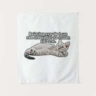 Tapete De Parede Meme engraçado de gato zangado para donos e amante