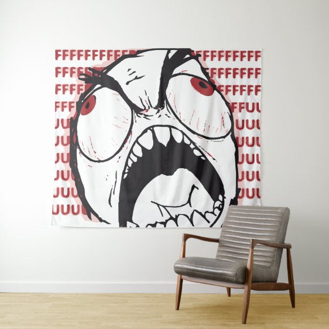 Tapete De Parede memes rageguy fuuuuu (In Situ (Horizontal))