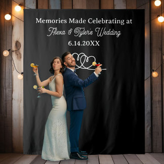 Tapete De Parede Memórias Feitas no Fundo de Foto de Casamento