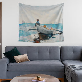 Tapete De Parede Meninos Em Uma Seca (1880) Por Winslow Homer