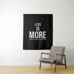 Tapete De Parede Menos é Mais Citação Motivacional Minimalista Ne