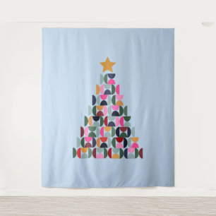 Tapete De Parede Mercado de inverno 10 Árvore de Natal colorida