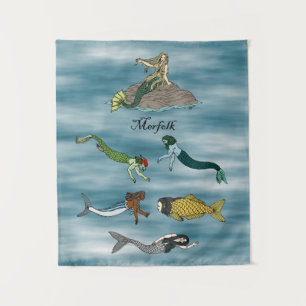Tapete De Parede Merfolk