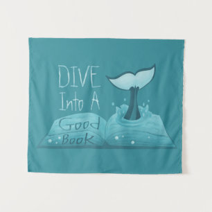 Tapete De Parede Mergulhe num Bom Livro