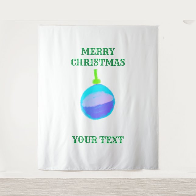 TAPETE DE PAREDE MERRY CHRISTMAS BELL TAPESTRAS (Frente)