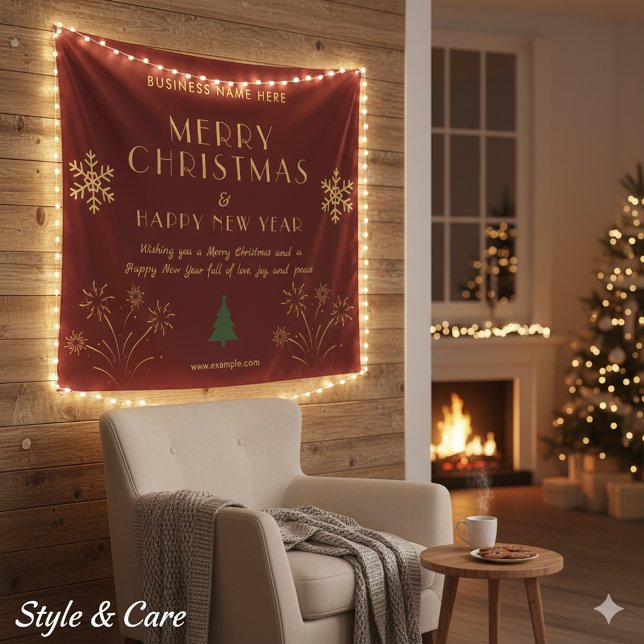Tapete De Parede Merry Christmas New Year Celebration Cozy Wall (Merry Christmas New Year Celebration Cozy Wall Tapestry)