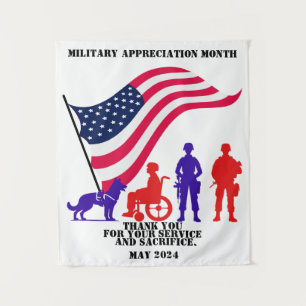Tapete De Parede Mês de Apreciação Militar