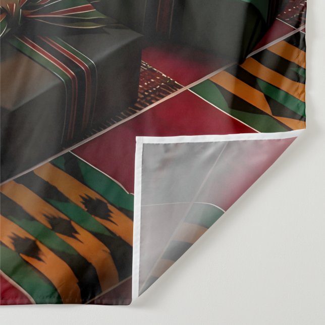 Tapete De Parede Mesa de Kwanzaa com Kinara (Detalhe)
