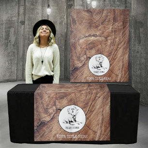 Tapete De Parede Mesa Runner Banner Business Monograma Hunting