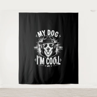 Tapete De Parede Meu Cachorro pensa que sou Legal