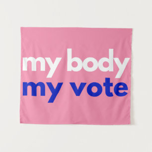 Tapete De Parede Meu Corpo Meu Voto