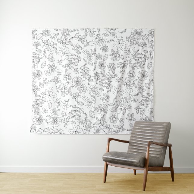 Tapete De Parede Meu Design de Flor 3 (In Situ (Horizontal))