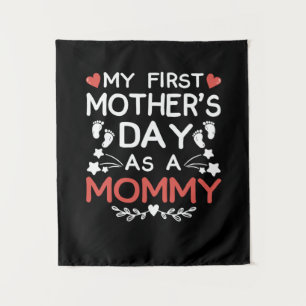 Tapete De Parede Meu Primeiro Dia de as mães Como Mamãe