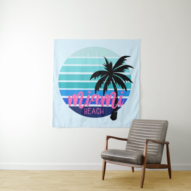 Tapete De Parede Miami Beach (In Situ)