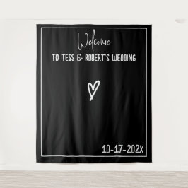 Tapete De Parede Minimalista preto e branco