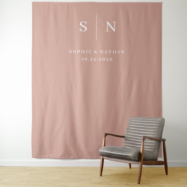 Tapete De Parede Mínimo e Chic | Terracotta e Casamento Branco (In Situ)
