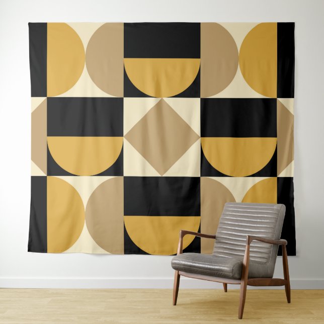 Tapete De Parede Mod Estilo Geométrico Retro anos 70 (In Situ (Horizontal))