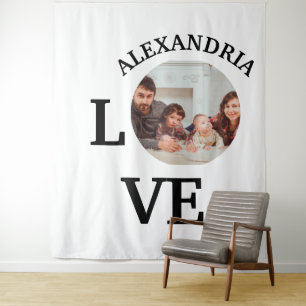 Tapete De Parede Modelo de foto de amor personalizado moderno