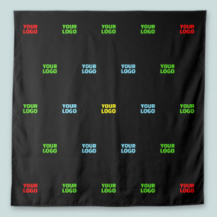 Tapete De Parede Modelo de padrão de logotipo ou imagem carregada m