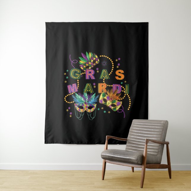 Tapete De Parede Modern Mardi Gras (In Situ)