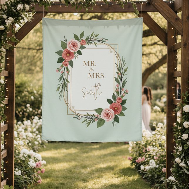 Tapete De Parede Modern Wedding Welcome Sign, Boho Wedding (Criador carregado)