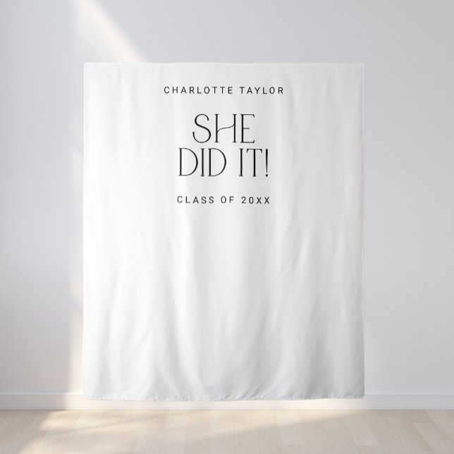 Tapete De Parede Moderna Fete Ela Fez Isso Graduação Foto Panorâmic (Criador carregado)